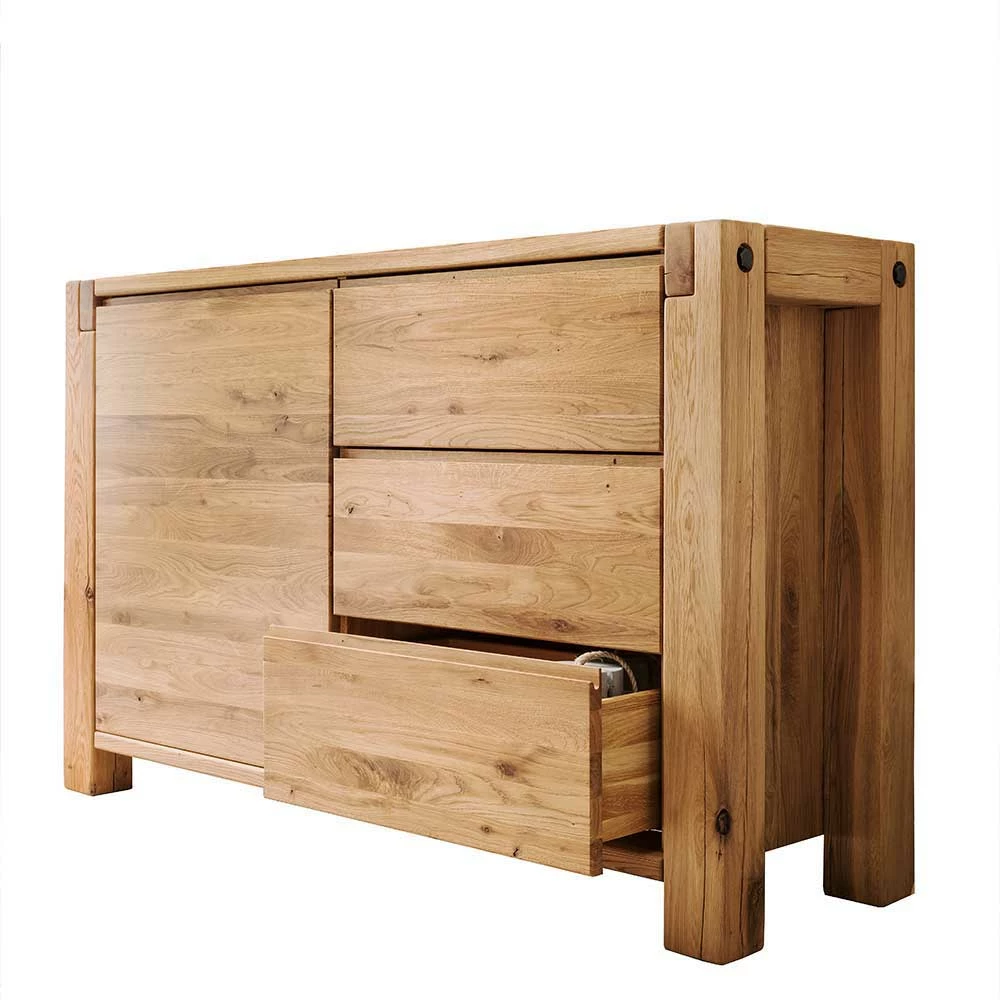 Rabatt 🥰 Massivholzkommode Aus Wildeiche Yarisis Mit Push-to-Open 🛒 1 Rabatt 🥰 Massivholzkommode Aus Wildeiche Yarisis Mit Push-to-Open 🛒