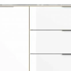 Top 10 ❤️ Moderne Kommode In Weiß & Wildeiche - Satumare 🔥 -Reanna Shop moderne kommode in weiss wildeiche mit beschichtung aus glas satumare 03