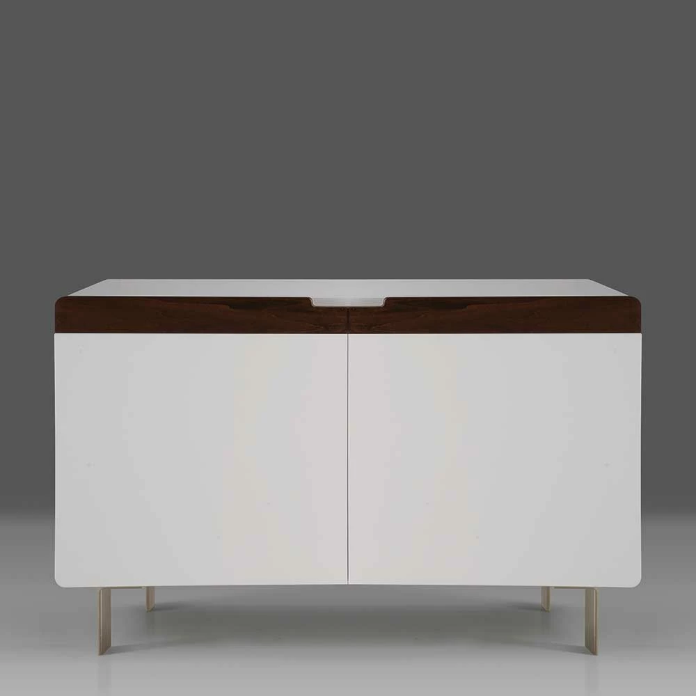 Coupon 🎁 Moderne Kommode Mit Zwei Türen In Weiß - Araulon ❤️ 2 Coupon 🎁 Moderne Kommode Mit Zwei Türen In Weiß - Araulon ❤️ – Bild 2