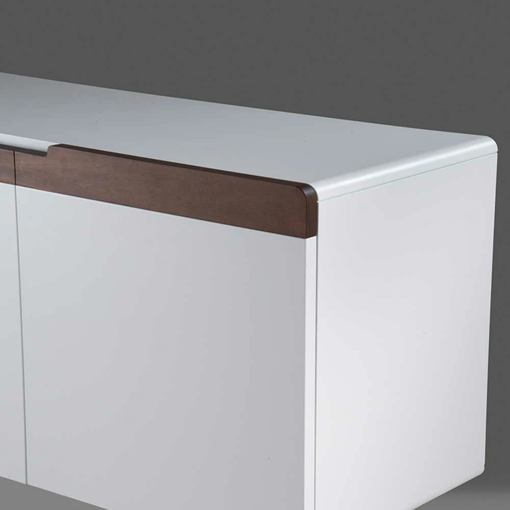 Coupon 🎁 Moderne Kommode Mit Zwei Türen In Weiß - Araulon ❤️ 5 Coupon 🎁 Moderne Kommode Mit Zwei Türen In Weiß - Araulon ❤️ – Bild 5