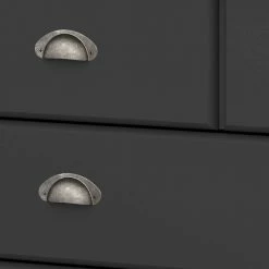 Großhandel 😀 Moderne Landhaus Kommode Mit 9 Schubladen - Candusa 🎁 -Reanna Shop moderne landhaus kommode mit 9 schubladen in schwarz kieferfarben candusa 03