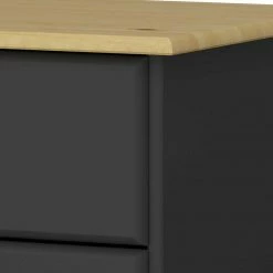 Großhandel 😀 Moderne Landhaus Kommode Mit 9 Schubladen - Candusa 🎁 -Reanna Shop moderne landhaus kommode mit 9 schubladen in schwarz kieferfarben candusa 05