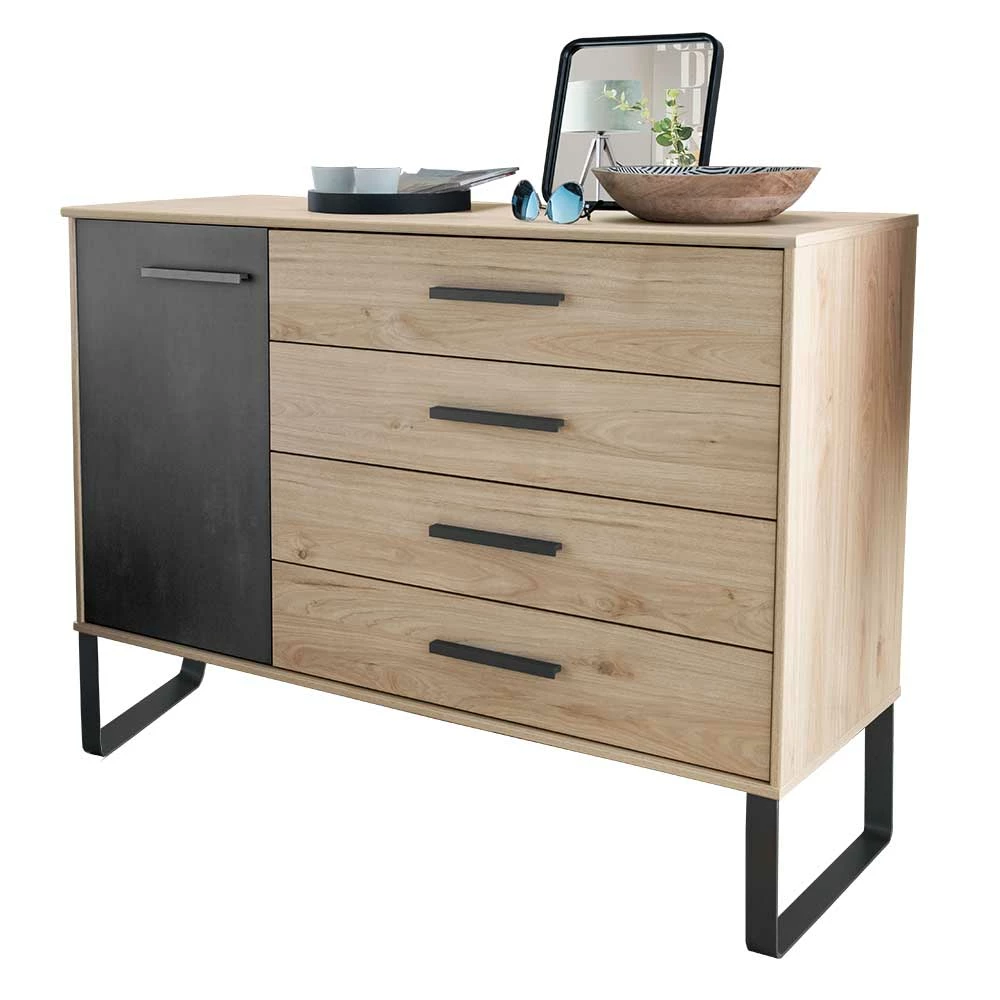 Neu 👏 Moderne Loft Kombikommode Mit Bügelgestell - Licruva ❤️ 1 Neu 👏 Moderne Loft Kombikommode Mit Bügelgestell - Licruva ❤️