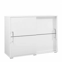 Beste Bewertungen von 🥰 Moderne Schiebetüren-Kommode In Weiß - Vilfian 🌟