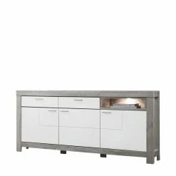 Angebote 😍 Modernes Sideboard Beleuchtet Lopalo 197cm Breit 🔥