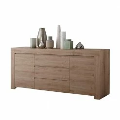 Angebote 😍 Modernes Sideboard In Holznachbildung Eiche - Karika I 👍