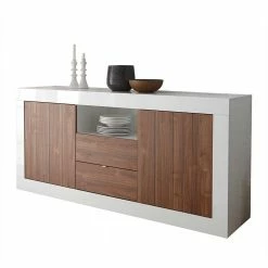 Bestes Angebot 🧨 Modernes Sideboard In Nussbaum Dekor - Heres ⭐