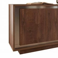 Angebote ❤️ Modernes Sideboard Mit Rahmen Edelstahl - Adikos ⌛ 7 Angebote ❤️ Modernes Sideboard Mit Rahmen Edelstahl - Adikos ⌛ -Reanna Shop modernes sideboard mit rahmen edelstahl dekor eiche 4 tuerig adikos 02
