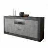 Schlussverkauf 😍 Modernes Sockel Sideboard In Beton Grau - Calla 👍