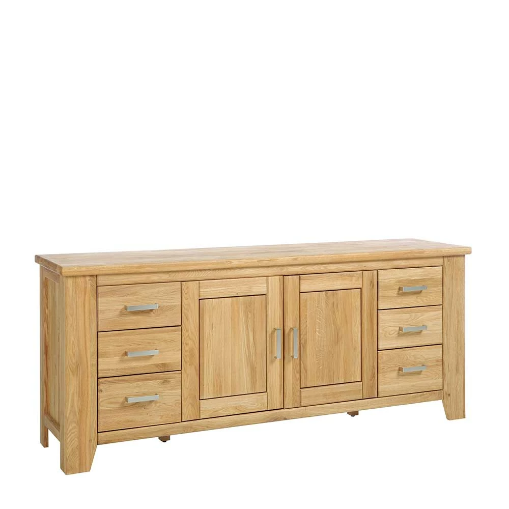 Schlussverkauf 🌟 Modernes Wildeiche Sideboard Massiv - Miarizia 😍 2 Schlussverkauf 🌟 Modernes Wildeiche Sideboard Massiv - Miarizia 😍 – Bild 2