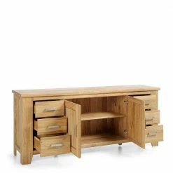 Schlussverkauf 🌟 Modernes Wildeiche Sideboard Massiv - Miarizia 😍 9 Schlussverkauf 🌟 Modernes Wildeiche Sideboard Massiv - Miarizia 😍 -Reanna Shop modernes wildeiche sideboard massiv mit metallgriffen 202x85x47 cm miarizia 03