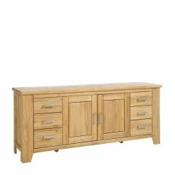 Schlussverkauf 🌟 Modernes Wildeiche Sideboard Massiv - Miarizia 😍