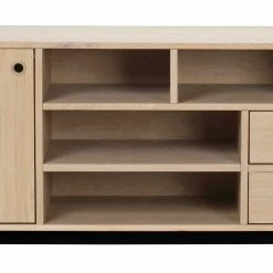 Bestes Angebot ⌛ Offenes Retro Sideboard Jumeco In Holz White Wash ⌛ -Reanna Shop offenes retro sideboard in holz white wash jumeco 04