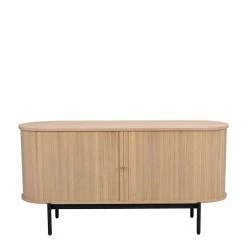 Top 10 🛒 Ovale Kommode Im Skandi Design - Troyes 🔔 -Reanna Shop ovale kommode im skandi design mit zwei tueren in white wash eiche schwarz troyes 02