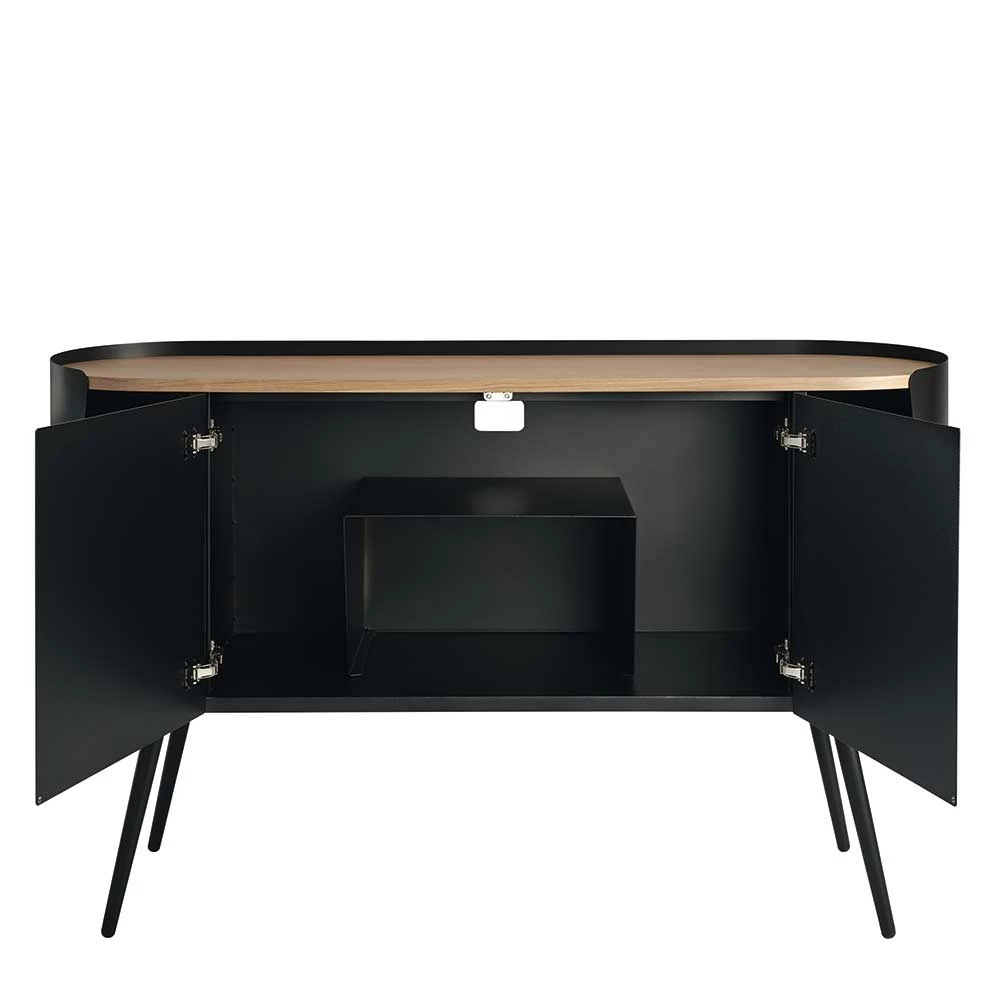 Bestes Angebot ⌛ Ovales Design-Sideboard In Schwarz - Ezaja 😀 6 Bestes Angebot ⌛ Ovales Design-Sideboard In Schwarz - Ezaja 😀 – Bild 6