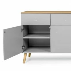 Auslauf 🔔 Push-2-Open Sideboard In Grau & Eichefarben Revanio 192cm Breit 🎉 11 Auslauf 🔔 Push-2-Open Sideboard In Grau & Eichefarben Revanio 192cm Breit 🎉 -Reanna Shop push 2 open sideboard in grau eichefarben 192cm breit revanio 05