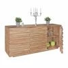 Rabatt 🎉 Rustikales Design Sideboard Pisino Aus Holz Akazie Massiv ✔️