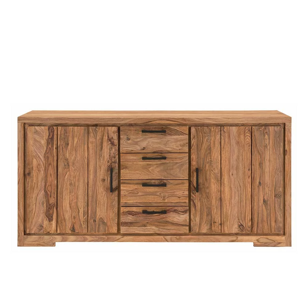 Schlussverkauf 💯 Rustikales Sheesham Sideboard 2-türig - Asmadova ✨ 2 Schlussverkauf 💯 Rustikales Sheesham Sideboard 2-türig - Asmadova ✨ – Bild 2