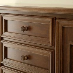 Großhandel 😉 Schlafzimmer Kommode Messina Aus Nussbaum ✔️ -Reanna Shop schlafzimmer kommode nussbaum antik gebeizt messina 04