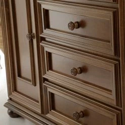 Großhandel 😉 Schlafzimmer Kommode Messina Aus Nussbaum ✔️ -Reanna Shop schlafzimmer kommode nussbaum antik gebeizt messina 05