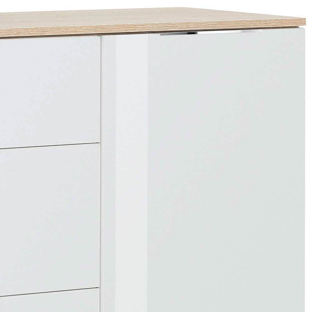 Brandneu 🥰 Schlicht-moderne Kombi-Kommode 136x100x40cm - Ildanov 🔔 5 Brandneu 🥰 Schlicht-moderne Kombi-Kommode 136x100x40cm - Ildanov 🔔 – Bild 5