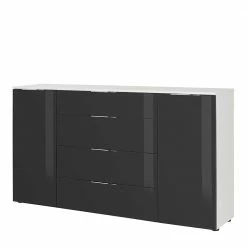 Aktion 😀 Schlichtes Sideboard 100 Cm Hoch - Reanna ⭐