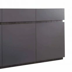 Angebote 🛒 Schönes Sideboard In Anthrazit Wenge - Zialko 💯 -Reanna Shop schoenes sideboard in anthrazit wenge mit sockelgestell zialko 04