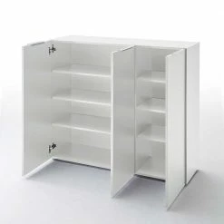 Großhandel 🥰 Schuhkommode Cäsar In Weiß Hochglanz ✨ -Reanna Shop schuhkommode weiss hochglanz 120 cm breit caesar 03