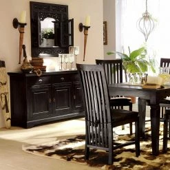 Brandneu 🌟 Sideboard Polenta Aus Akazie Massivholz ⭐ -Reanna Shop sideboard akazie massivholz kolonialstil polenta 06