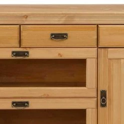 Großhandel 🎁 Sideboard Aus Kiefer - Modernes Landhaus - Arendu 👏 -Reanna Shop sideboard aus kiefer modernes landhaus mit metallgriffen arendu 04