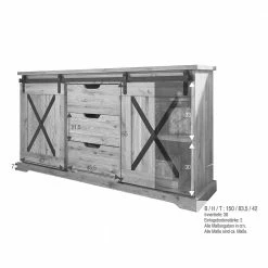 Budget 🔥 Sideboard Im Mexiko Landhaus Look - Ele 😉 9 Budget 🔥 Sideboard Im Mexiko Landhaus Look - Ele 😉 -Reanna Shop sideboard im mexiko landhaus look aus wildeiche massiv mit metall ele 04