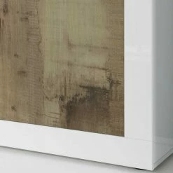 Bestpreis 🤩 Sideboard In Verwitterter Holzoptik & Weiß - Olvenion 👍 -Reanna Shop sideboard in verwitterter holzoptik weiss 2 tueren 3 schubladen olvenion 03