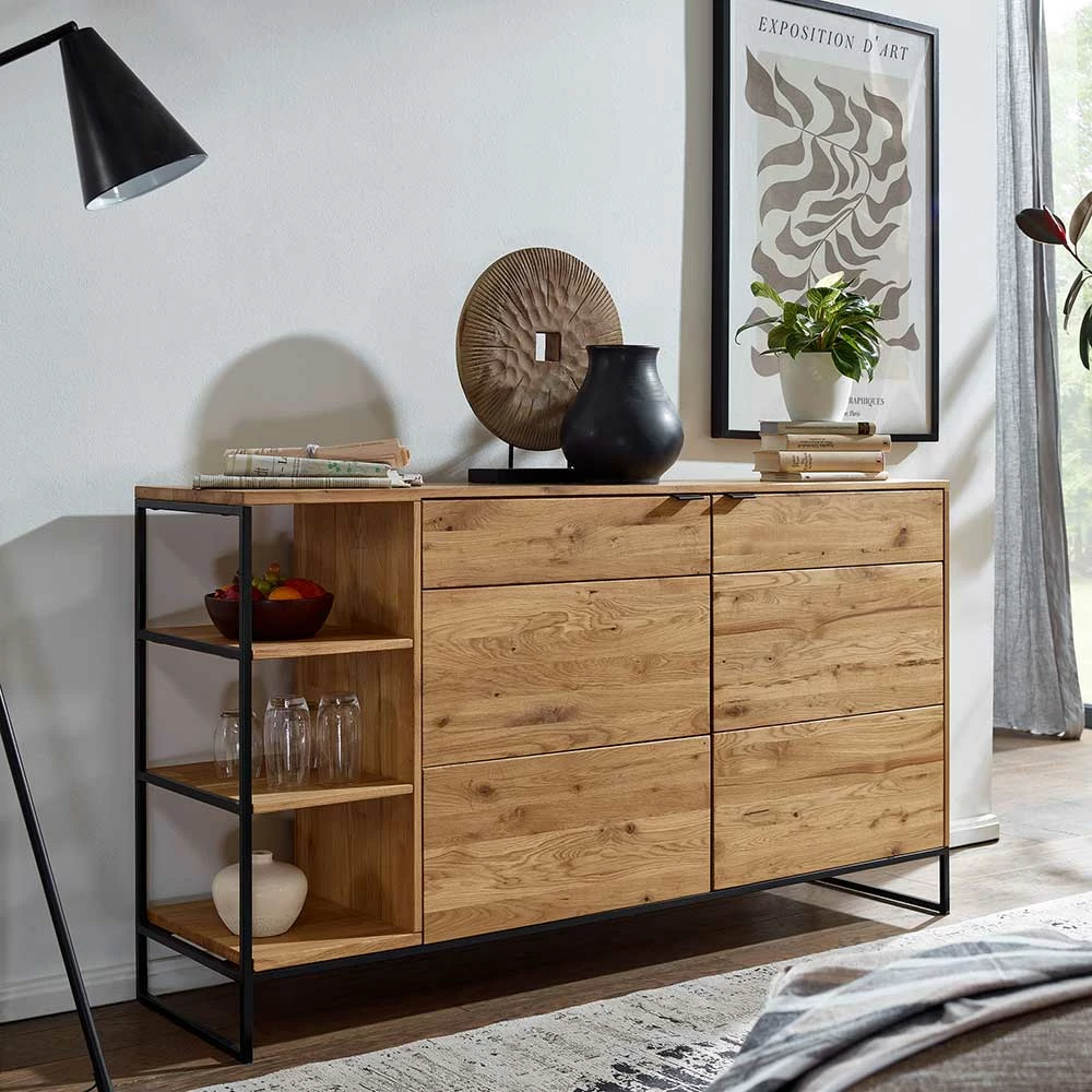 Beste Bewertungen von 🛒 Sideboard Mit 2 Türen & Regal 150x85x40 Cm - Varzado 😍 2 Beste Bewertungen von 🛒 Sideboard Mit 2 Türen & Regal 150x85x40 Cm - Varzado 😍 – Bild 2