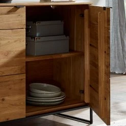 Beste Bewertungen von 🛒 Sideboard Mit 2 Türen & Regal 150x85x40 Cm - Varzado 😍 10 Beste Bewertungen von 🛒 Sideboard Mit 2 Türen & Regal 150x85x40 Cm - Varzado 😍 -Reanna Shop sideboard mit 2 tueren regal 150x85x40 cm aus wildeiche metall varzado 04