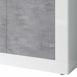 Top 10 ✨ Sideboard Mit 4 Türen In Beton Optik - Narandu 💯 -Reanna Shop sideboard mit 4 tueren in beton optik mit hochglanz weiss narandu 03