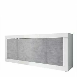 Top 10 ✨ Sideboard Mit 4 Türen In Beton Optik - Narandu 💯