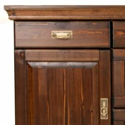 Besorgen ⌛ Sideboard Mit Glas Im Kolonialstil - Jurcavs 😍 -Reanna Shop sideboard mit glas im kolonialstil aus massivholz kiefer dunkel jurcavs 02