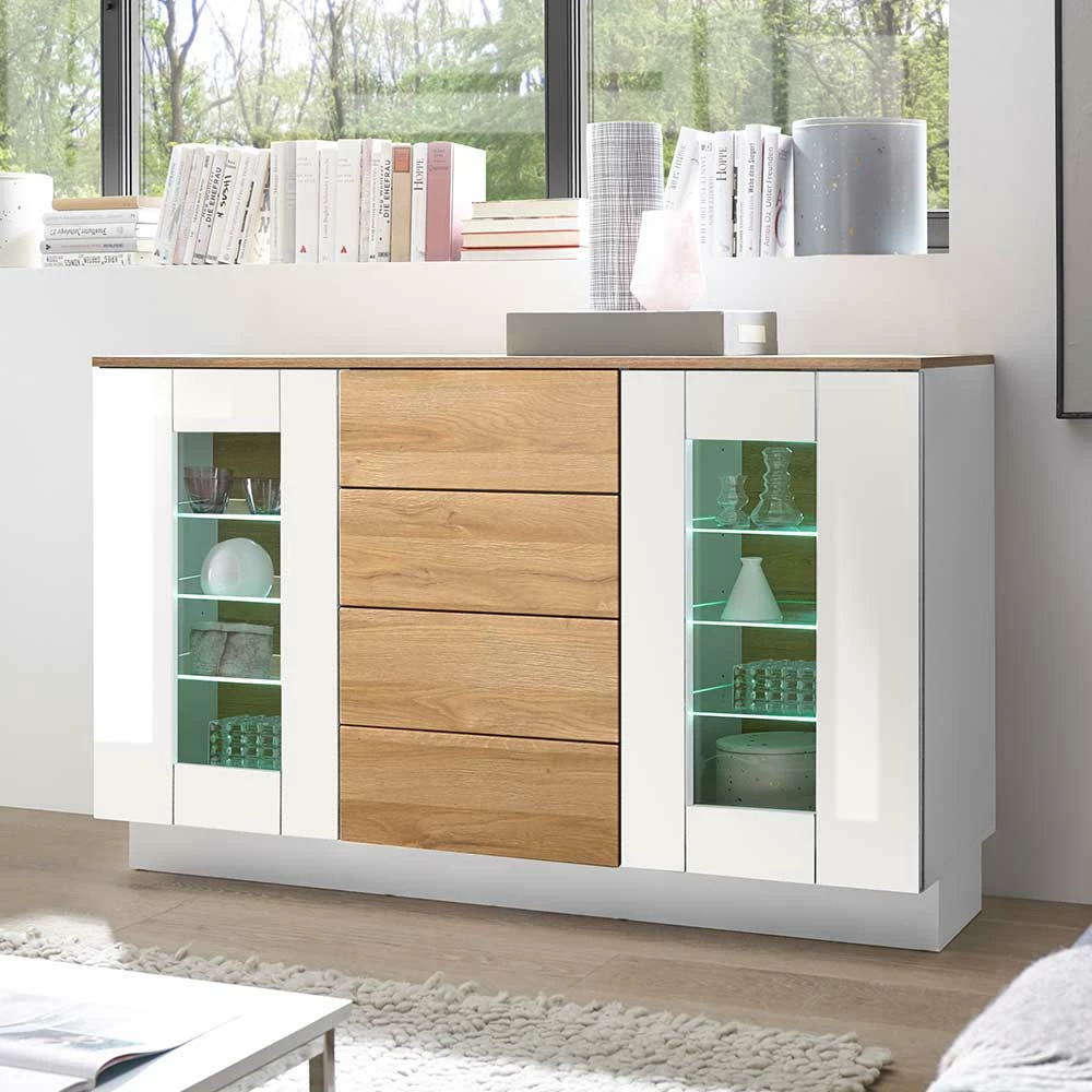 Beste Bewertungen von ⌛ Sideboard Mit Glastüren & Vier Schubladen - Dailin ✨ 2 Beste Bewertungen von ⌛ Sideboard Mit Glastüren & Vier Schubladen - Dailin ✨ – Bild 2