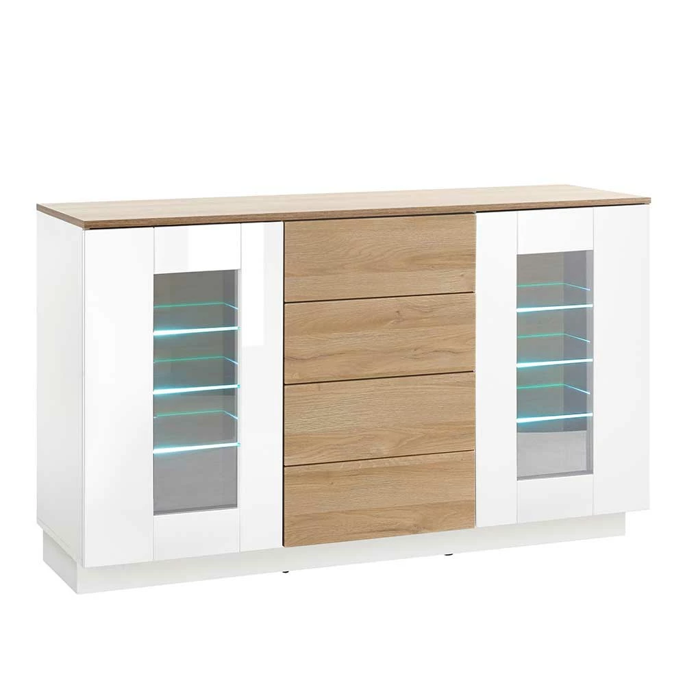 Beste Bewertungen von ⌛ Sideboard Mit Glastüren & Vier Schubladen - Dailin ✨ 3 Beste Bewertungen von ⌛ Sideboard Mit Glastüren & Vier Schubladen - Dailin ✨ – Bild 3