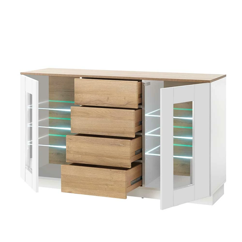 Beste Bewertungen von ⌛ Sideboard Mit Glastüren & Vier Schubladen - Dailin ✨ 5 Beste Bewertungen von ⌛ Sideboard Mit Glastüren & Vier Schubladen - Dailin ✨ – Bild 5