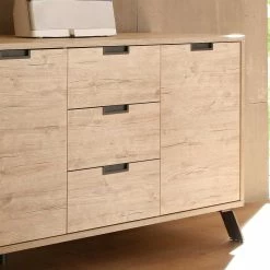 Bester Verkauf 🛒 Sideboard Rodonda Im Retro Design 🤩 -Reanna Shop sideboard retro design eiche rodonda 02