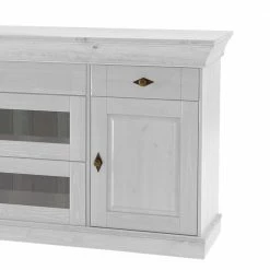 Am billigsten ⭐ Sideboard Satumare Im Skandinavischen Landhausstil 👍 -Reanna Shop sideboard skandinavischen landhausstil weiss kiefer teilmassiv satumare 02