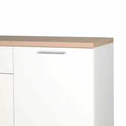 Rabatt ⭐ Sideboard Endrew In Weiß 🤩 -Reanna Shop sideboard weiss eiche sonoma endrew 04