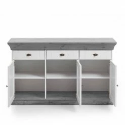 Neu 🔥 Sideboard Mirandesca In Weiß Grau ✨ 8 Neu 🔥 Sideboard Mirandesca In Weiß Grau ✨ -Reanna Shop sideboard weiss grau landhausstil mirandesca 02