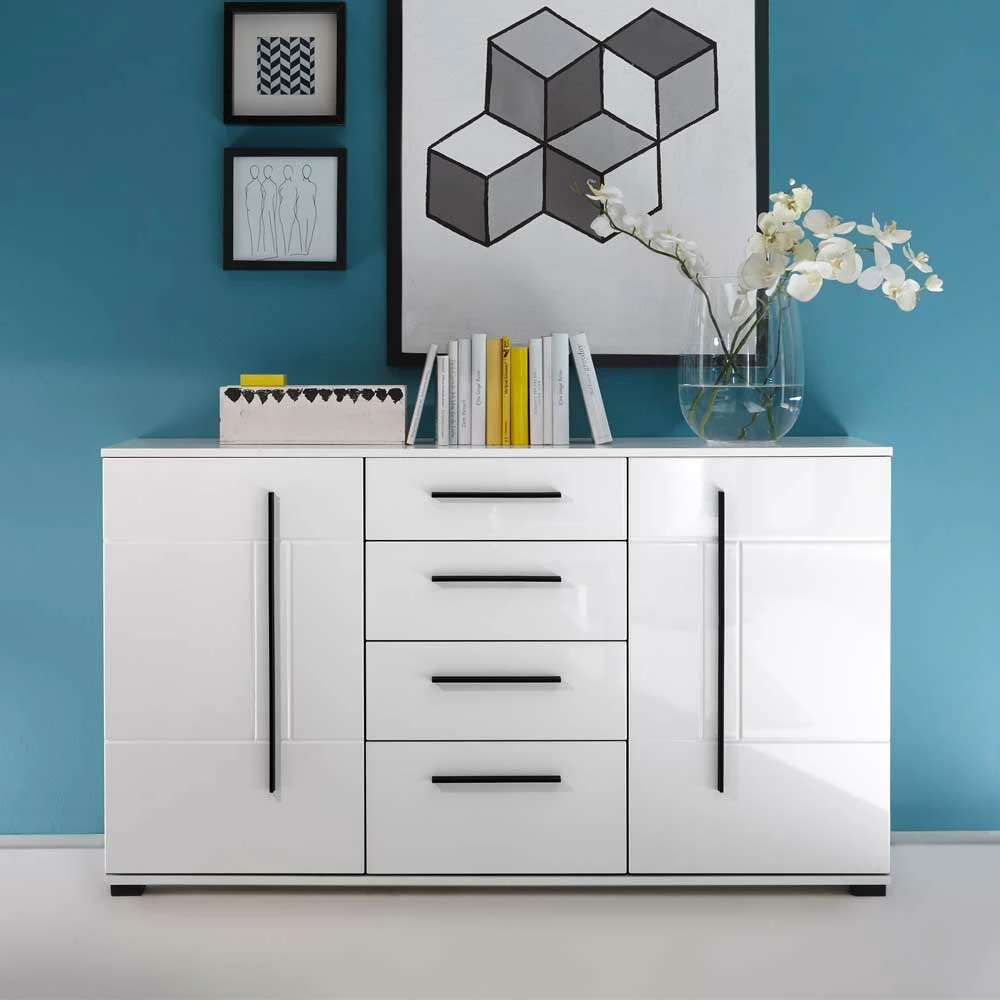 Auslauf ✨ Sideboard Jetongos In Weiß Hochglanz 🔔 2 Auslauf ✨ Sideboard Jetongos In Weiß Hochglanz 🔔 – Bild 2