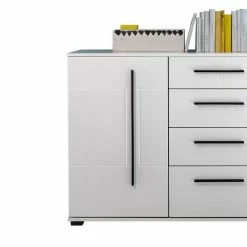 Auslauf ✨ Sideboard Jetongos In Weiß Hochglanz 🔔 8 Auslauf ✨ Sideboard Jetongos In Weiß Hochglanz 🔔 -Reanna Shop sideboard weiss hochglanz 150 cm jetongos 03