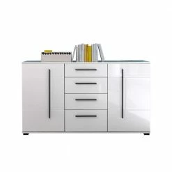 Auslauf ✨ Sideboard Jetongos In Weiß Hochglanz 🔔