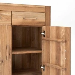 Aktion 👏 Sideboard Mooney Aus Wildeiche Massivholz ⌛ -Reanna Shop sideboard wildeiche massivholz dreituerig mooney 03