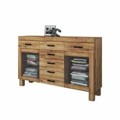 Bester Verkauf 🛒 Sideboard Layulino Aus Wildeiche Massivholz ⌛