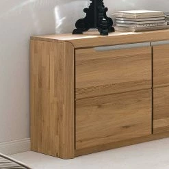 Coupon 🎁 Sideboard Croconia Aus Wildeiche Massivholz 👍 -Reanna Shop sideboard wildeiche massivholz hell geoelt croconia 02